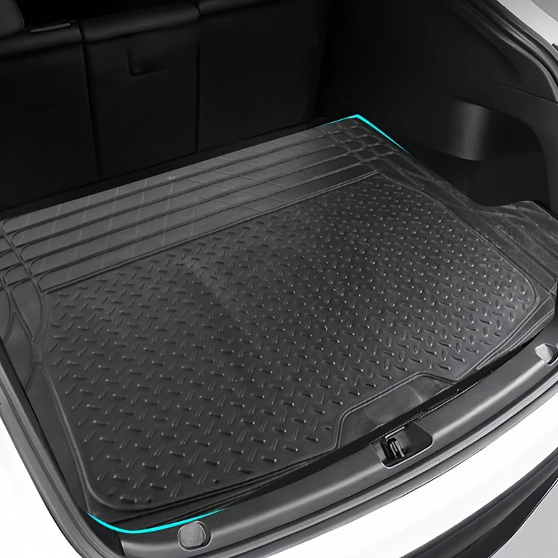 Universal Car Rear Trunk Mat Waterproof PVC Cuttable Non-Slip Durable