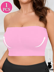 Women's Plus Size Seamless Sports Bra Breathable Ruched Yoga Fitness