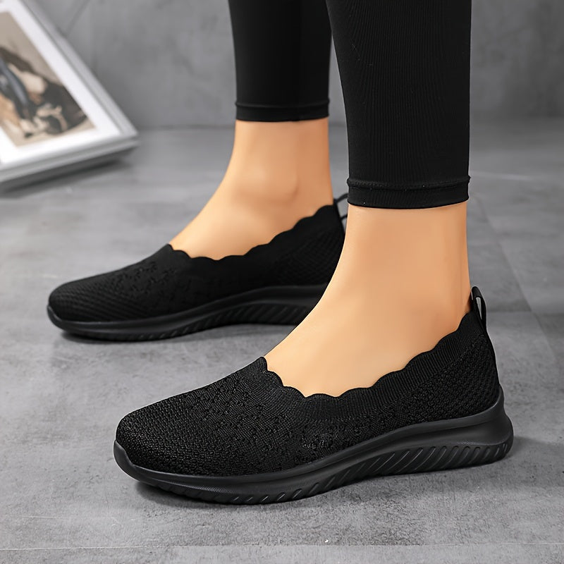 Women's Breathable Fabric Slip-On Sneakers with PHYLON Sole for All Seasons
