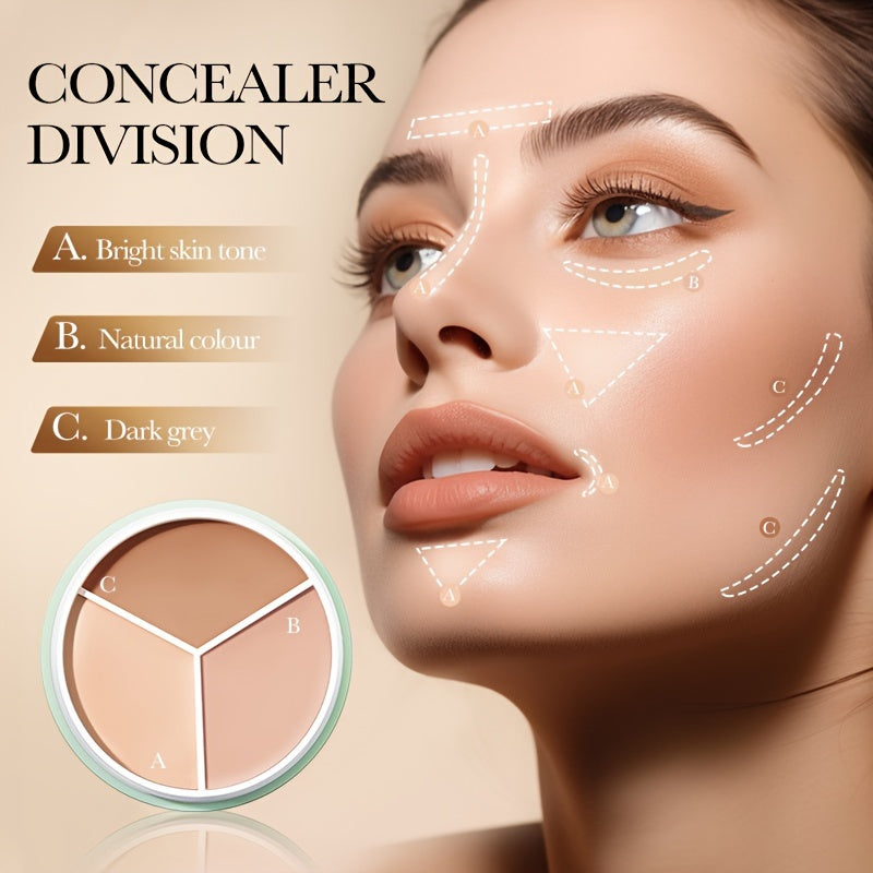 Women Concealer Highlighter Contour Multi-Color Cover Stick Brighten Skin