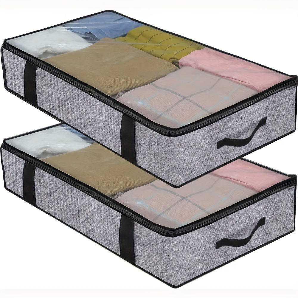 Bolsa de almacenamiento para colchas plegable, a prueba de humedad y polvo, organizador para uso en vacaciones