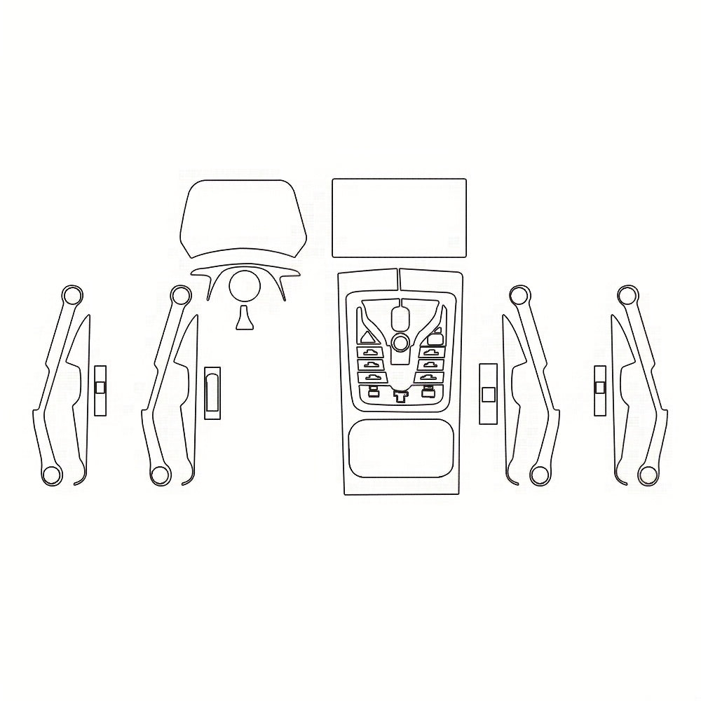 SUV uchun avtomobil ichki qoplama filmi TPU chizishga qarshi suvga chidamli