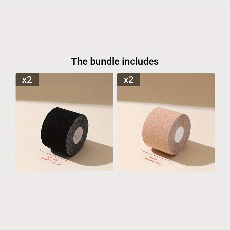 Waterproof Polyester Lingerie Tape for Breast Lift and Support, Invisible, Sweat-Proof, Suitable for Sports and Swimwear