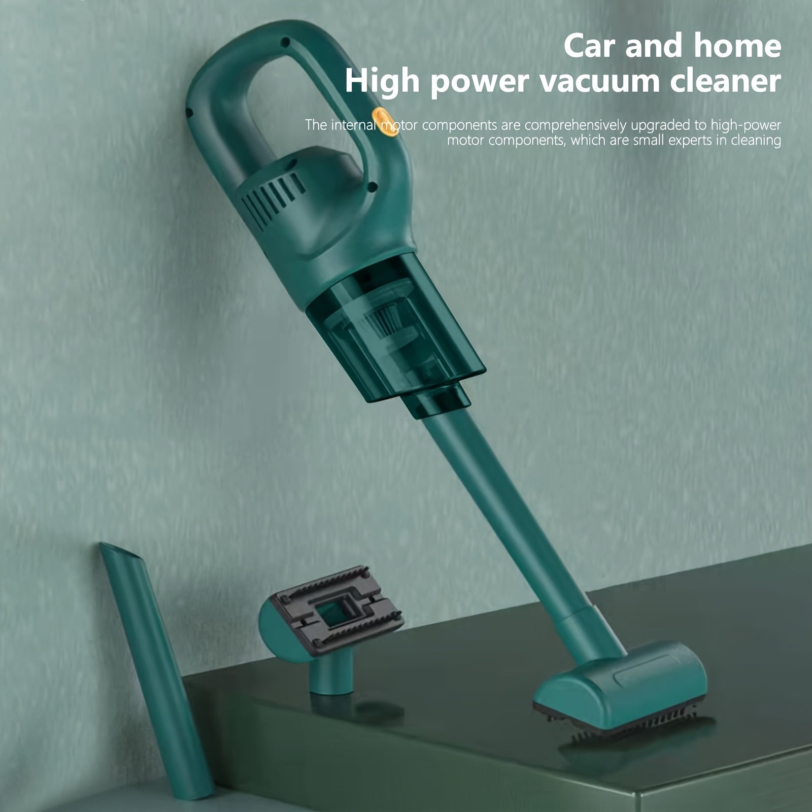 Portable Handheld Vacuum Cleaner for Home and Car 15Kpa Powerful Suction