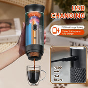 Portable 3-in-1 Coffee Maker for Travel and Home USB Rechargeable
