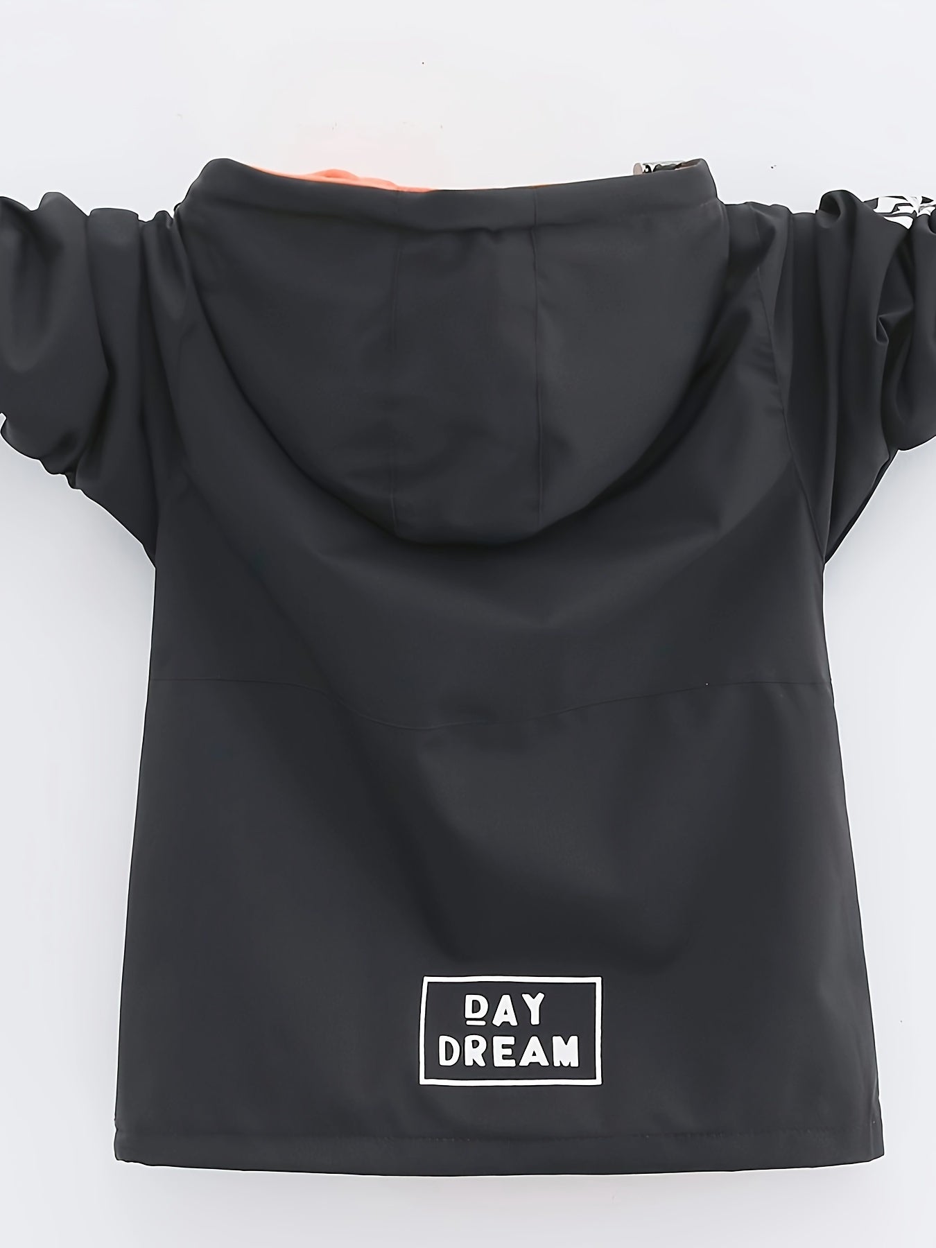 Детская двусторонняя флисовая куртка с капюшоном для мальчиков, с длинными рукавами, на молнии, повседневная, для прогулок на улице