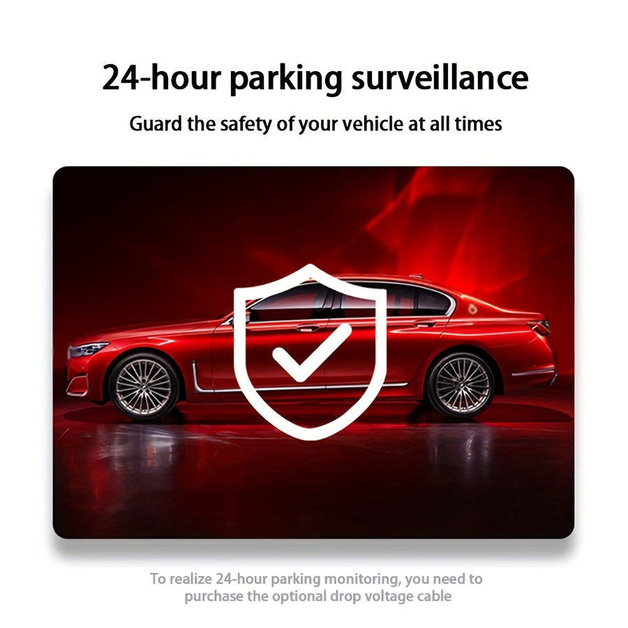 Car Front and Inside Dual Dash Camera 1080P HD Loop Recording