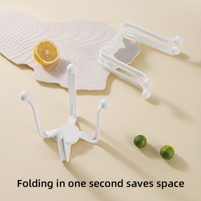 Filtro de fregadero de cocina de plástico y estante de drenaje de almacenamiento abierto, organizador duradero