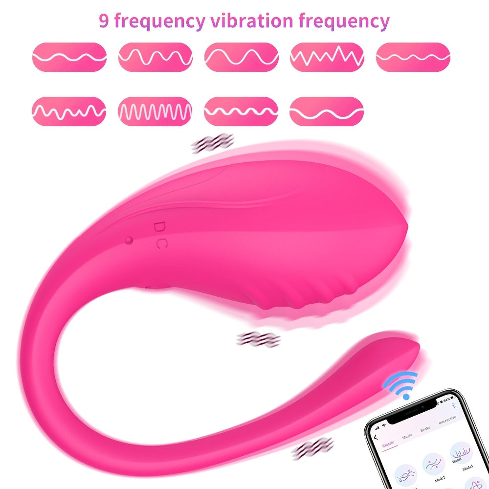 Women Waterproof G-Spot Vibrator with Remote 9-Speed Rechargeable