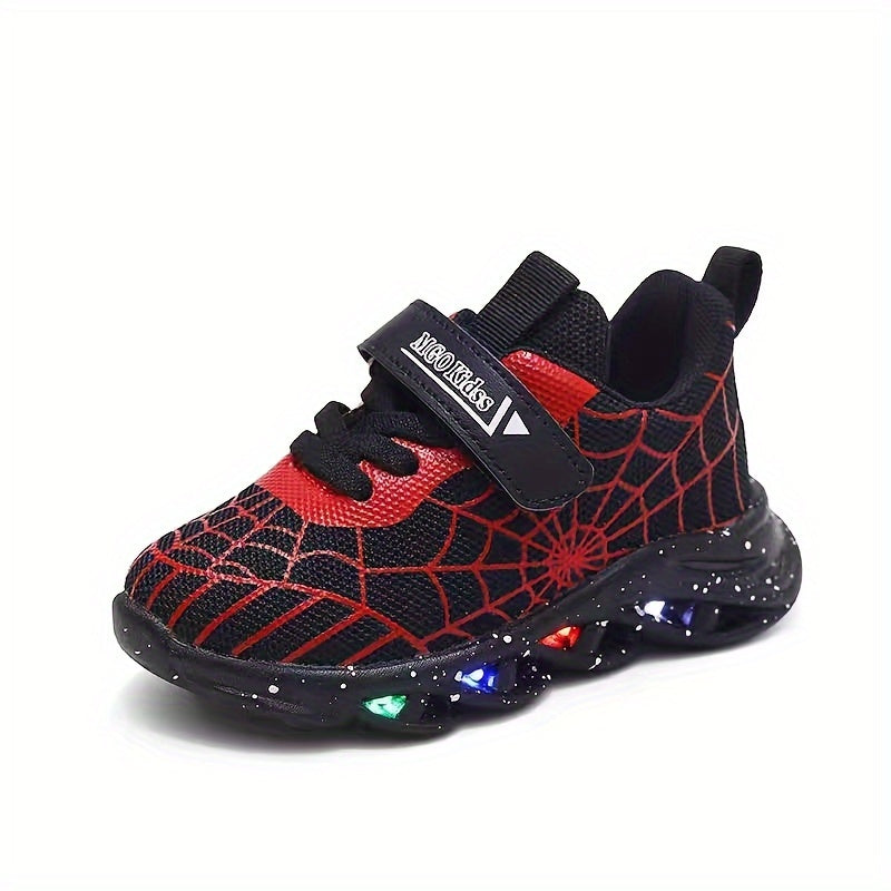 Kids' LED Light-Up Mesh Sneakers for Autumn and Winter Casual Sports Shoes