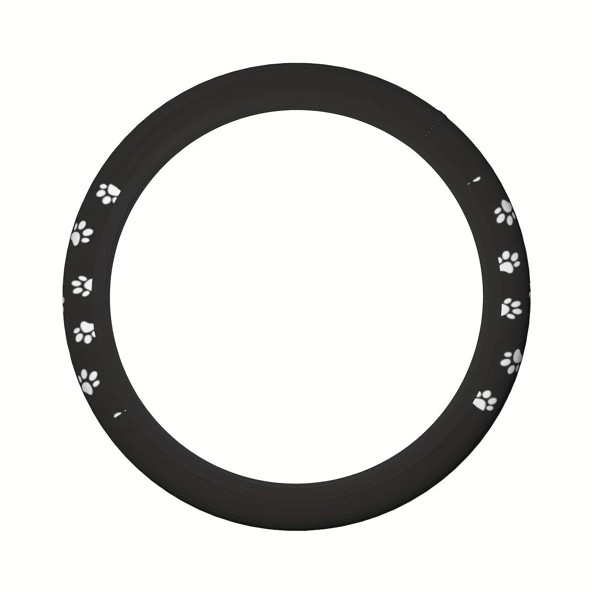 Pet Steering Wheel Cover 38.1cm Polyester Anti-Slip Interior Decor