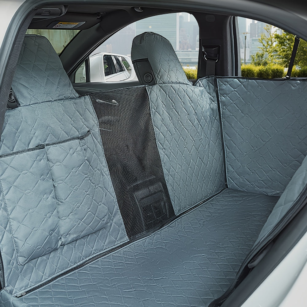 Складное чехол для автомобильного сиденья для собак для Tesla Model Y/3, полиэстеровая кровать для питомцев