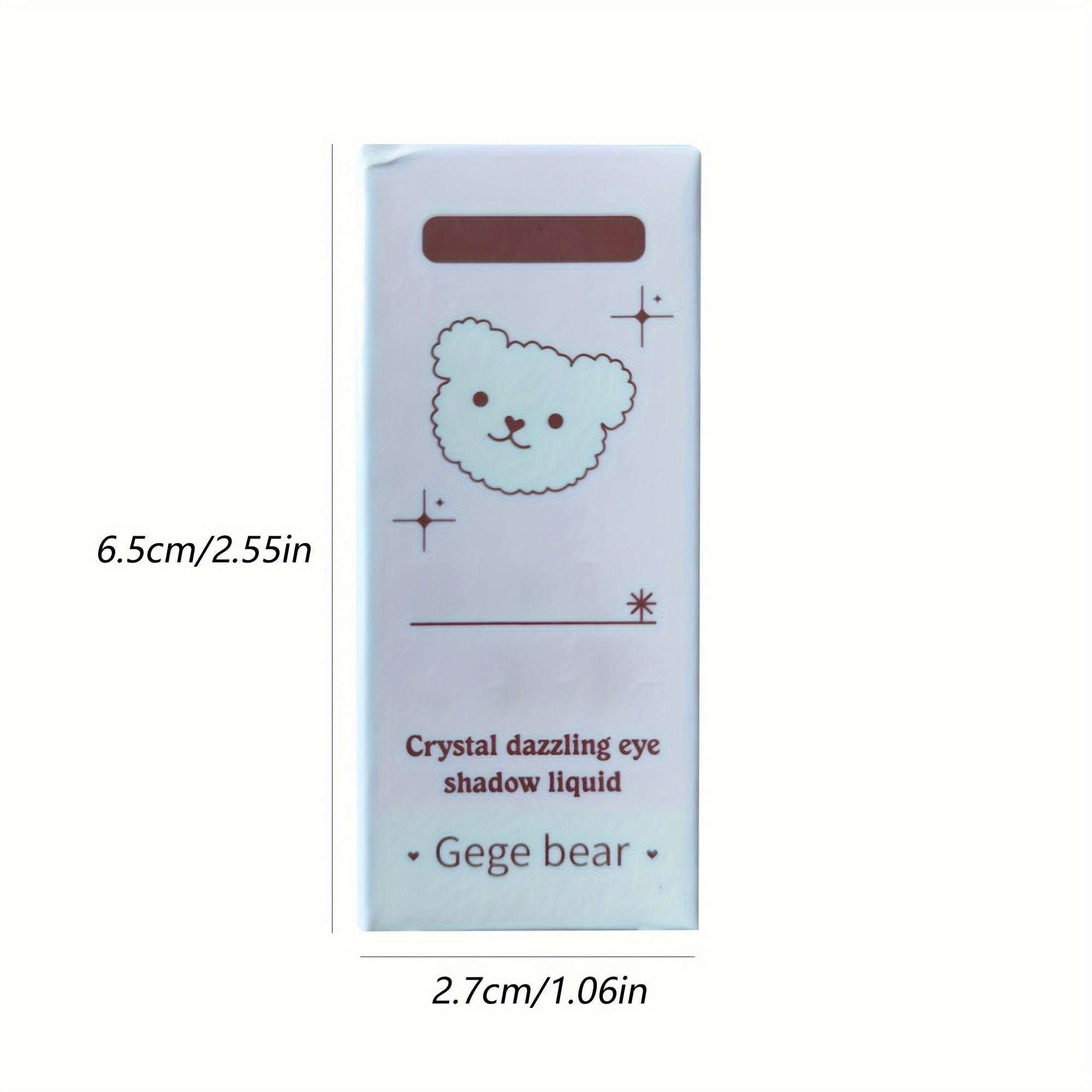 Sombra líquida para ojos para mujer con purpurina, piedras de rhinestone y iluminador