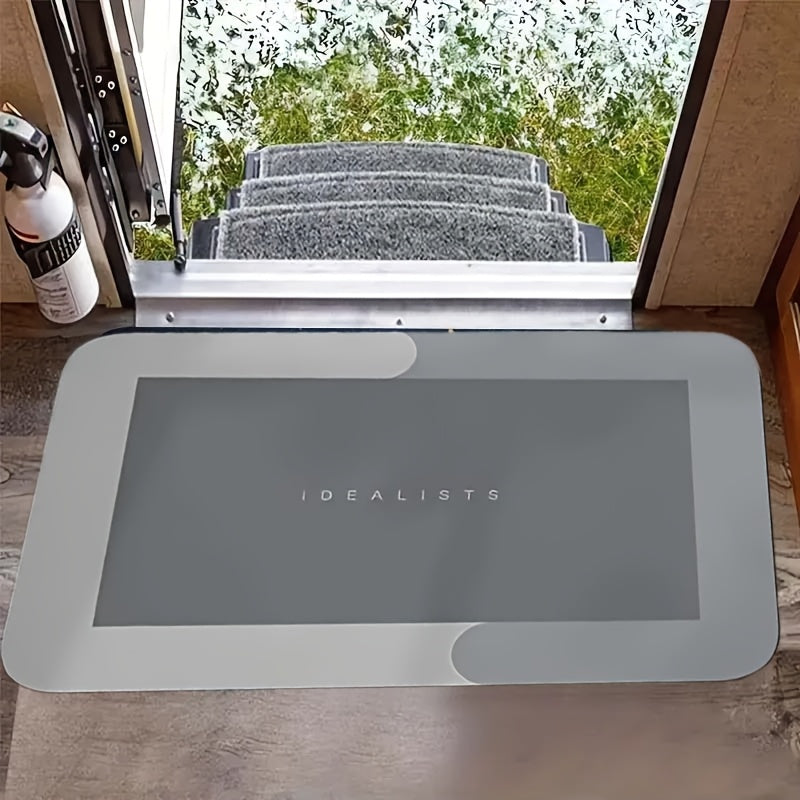 Non-Slip Bathroom Mat Soft Diatomaceous Earth Rug 40x60cm Indoor Outdoor