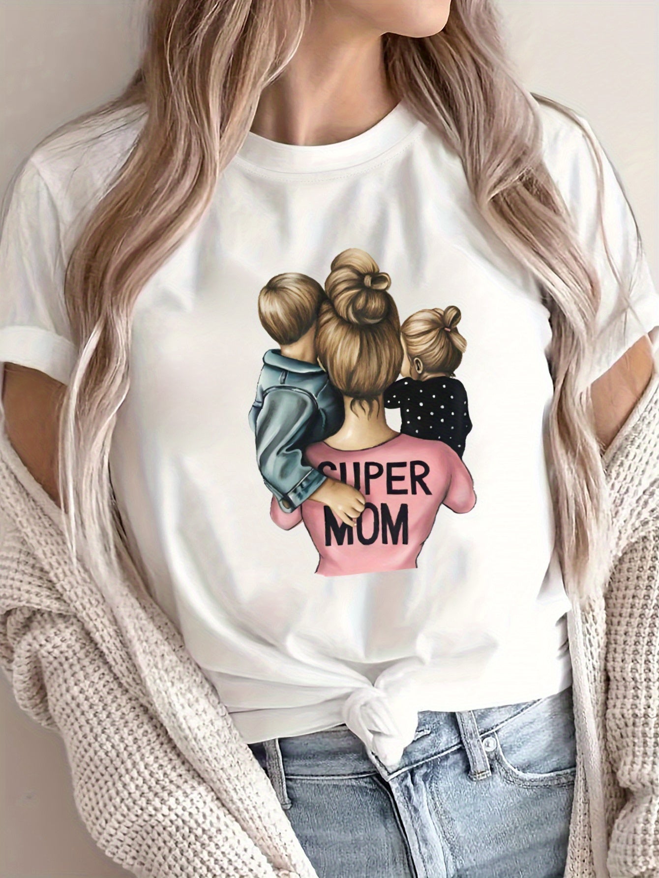 Camiseta suelta para mujer de gran tamaño, transpirable, casual, de manga corta, para verano