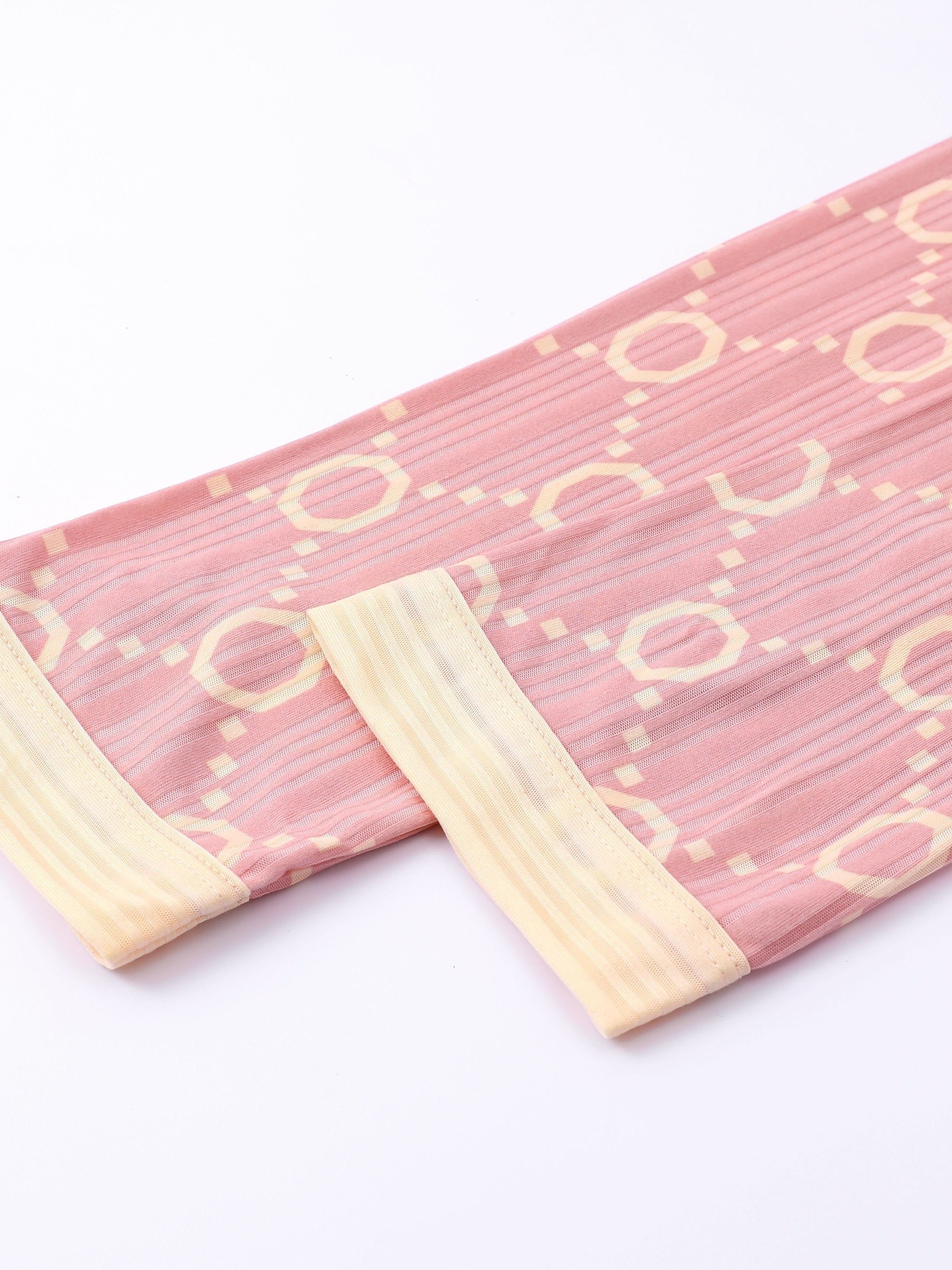 Pink Spring and Autumn Pajama Set for Adults with Open Front and Long Sleeves