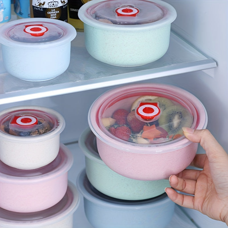 Set of 3 Airtight Food Storage Containers in Various Sizes for Freshness