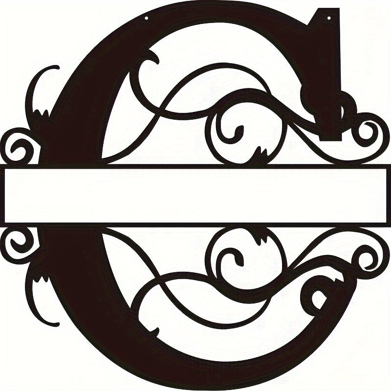 Personalized Metal Family Name Sign Wall Art for Front Entrance or Housewarming Gift