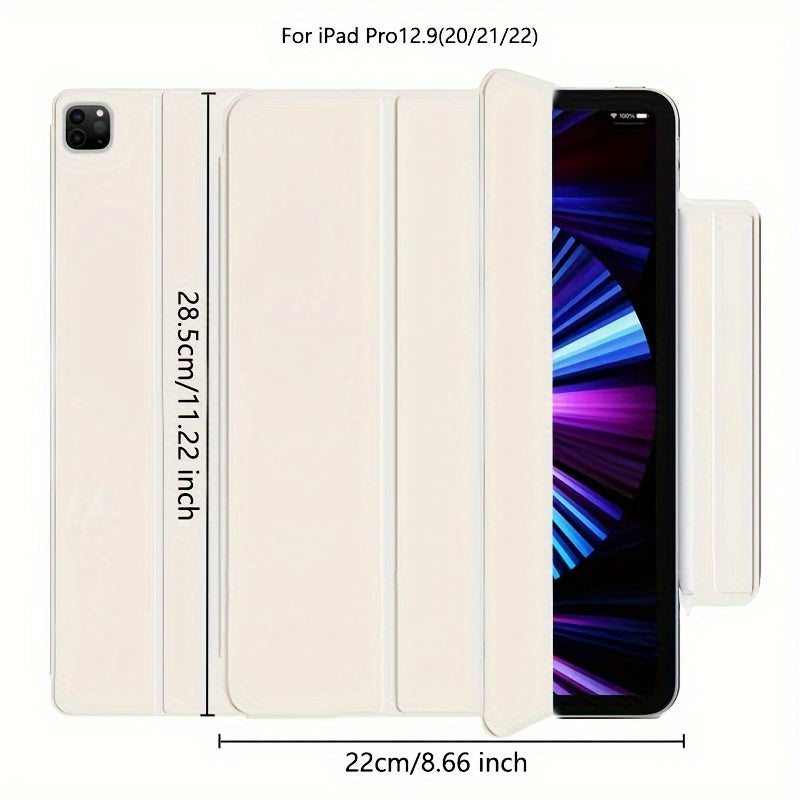 iPad Mini 6, Air 4/5, Pro 11 2022, Air 6 11inch 2024 uchun sun'iy charm aqlli qop. Qalam ushlagichi, kuchli magnit yopilishi va ultra ingichka dizayni bilan egiluvchan qattiq qopqoqni o'z ichiga oladi.