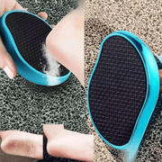 Teal Foot Care Pedicure Tool Ergonomic Callus Remover Heel Smoother Black Abrasive Surface