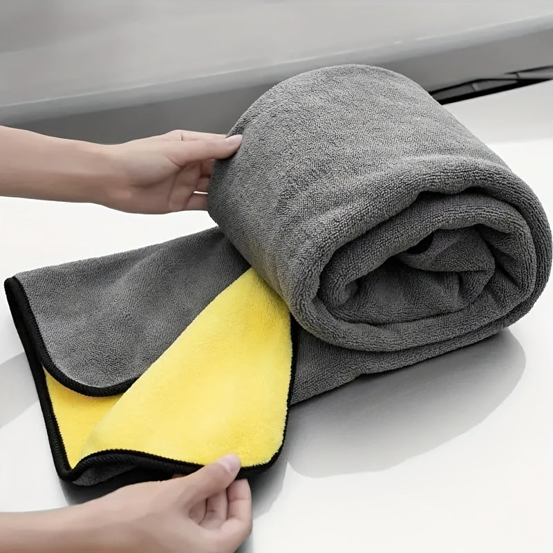 Extra Large Microfiber Car Towel Quick-Dry High Absorbency External Vehicle Care