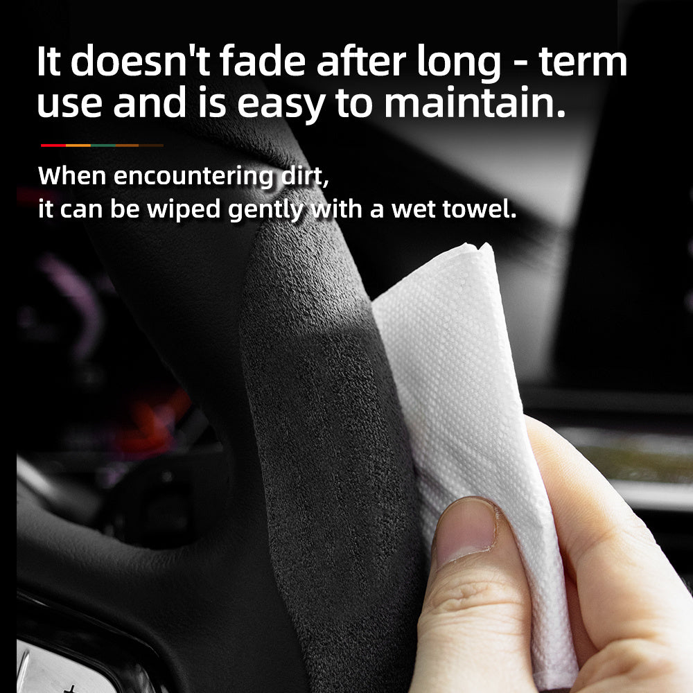 Universal Winter Fleece Non-Slip Steering Wheel Cover for All-Season Use