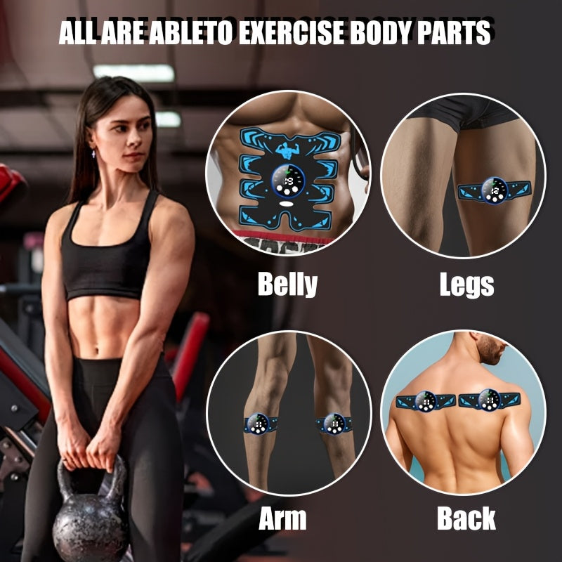 Массажный пояс с USB-зарядкой, 8 режимов и 29 уровней интенсивности. Интеллектуальное таймерное управление, подходит для домашнего массажа и является отличным подарком. Можно использовать по всему телу.