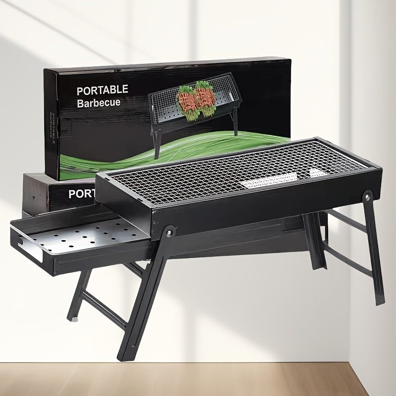 Har qanday joyda mazali grilllangan ovqatdan bahramand bo'ling, bu mustahkam va qulay portativ BBQ grill bilan.