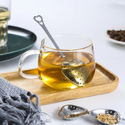 Set of 3 Heart-Shaped Stainless Steel Tea Infusers for Loose Leaf Tea and Spices