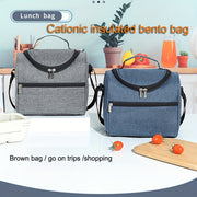 Bolsa de almuerzo con tema espacial aislada y correa ajustable de gran capacidad