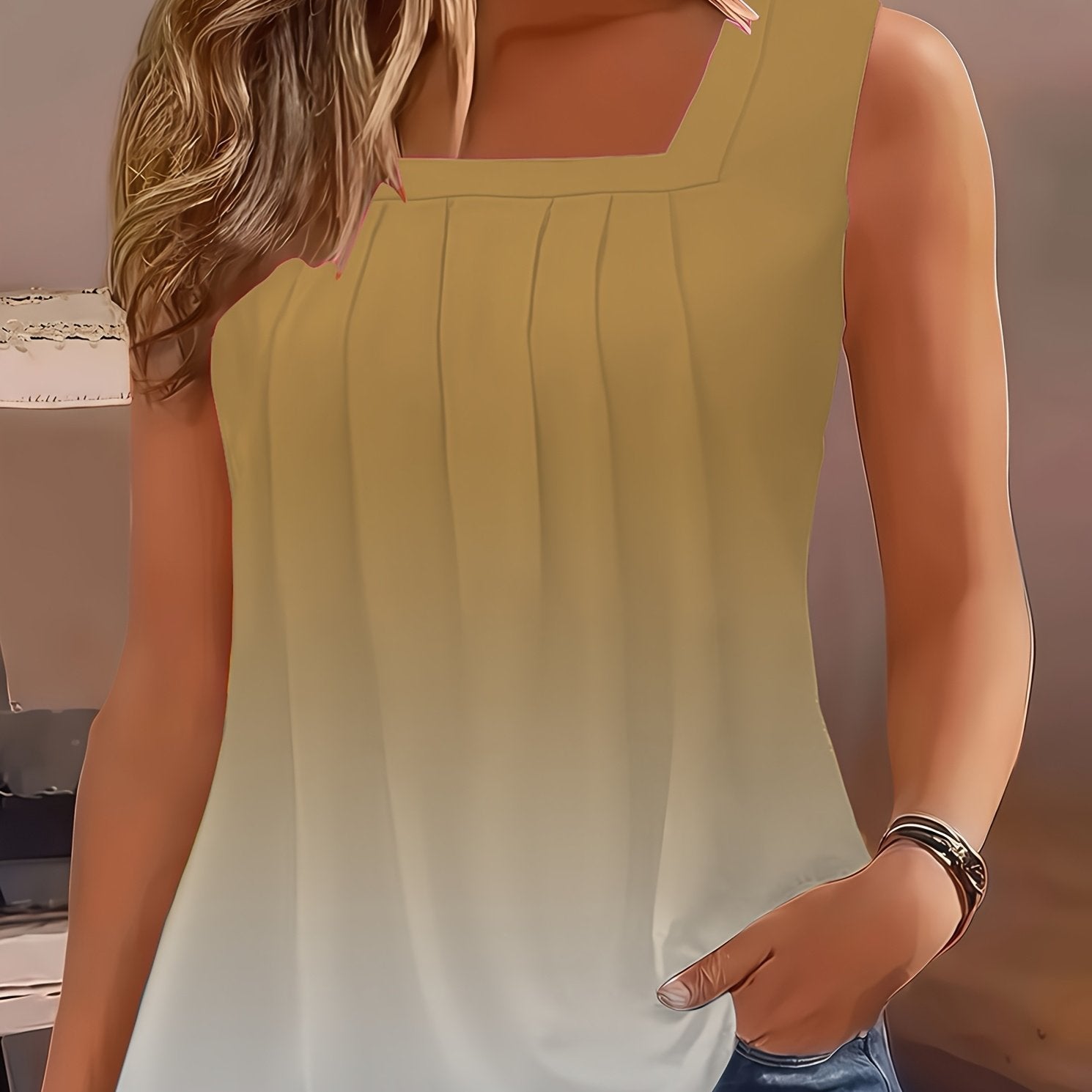 Plus Size Pleated Skirt for Spring and Summer Comfortable Durable