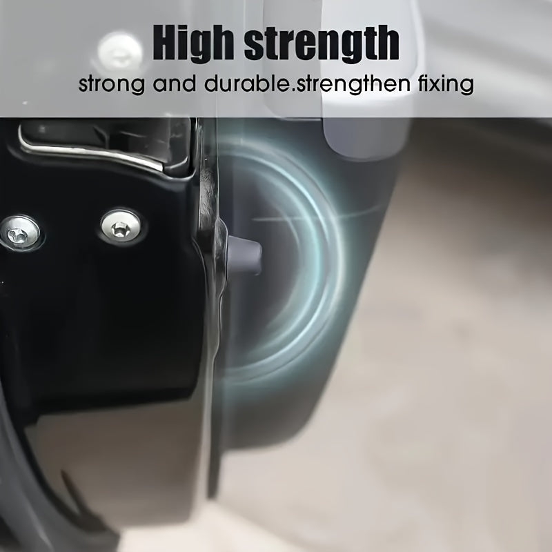 10-to'plam rezina avtomobil eshigi to'siqlari qora chekka himoyachilari bumpers