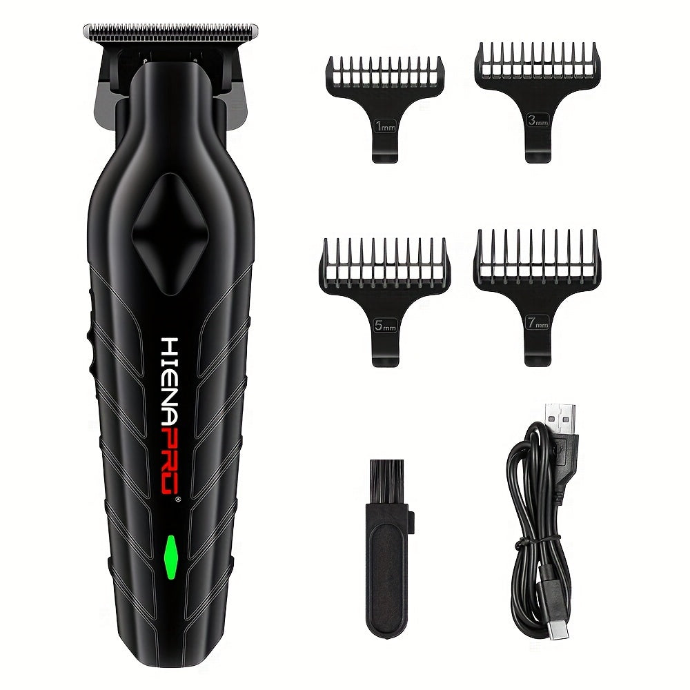 Cortapelos de barbería inalámbricos recargables para hombres, cuidado del cabello y aseo