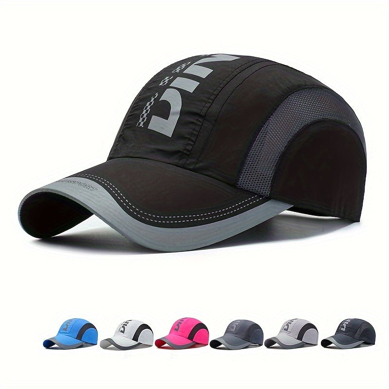Unisex Outdoor Baseball Cap with UV Protection Breathable Mesh Quick-Dry Lightweight