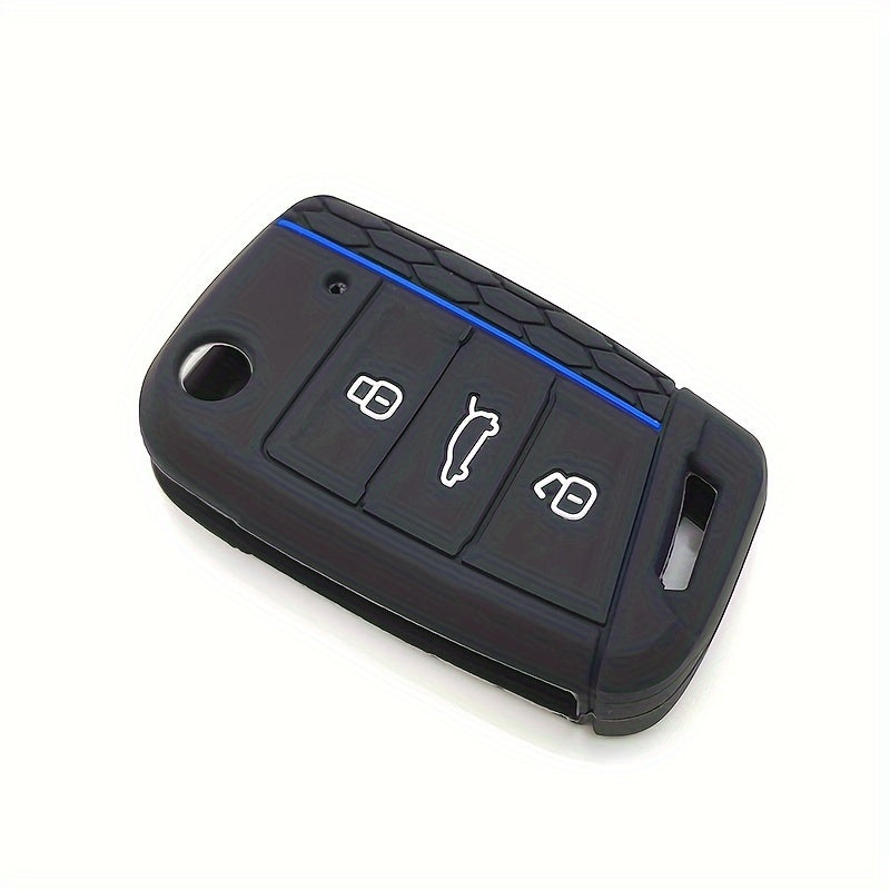 Silicone Car Key Fob Cover for Universal Remote Control Durable Protective Accessory