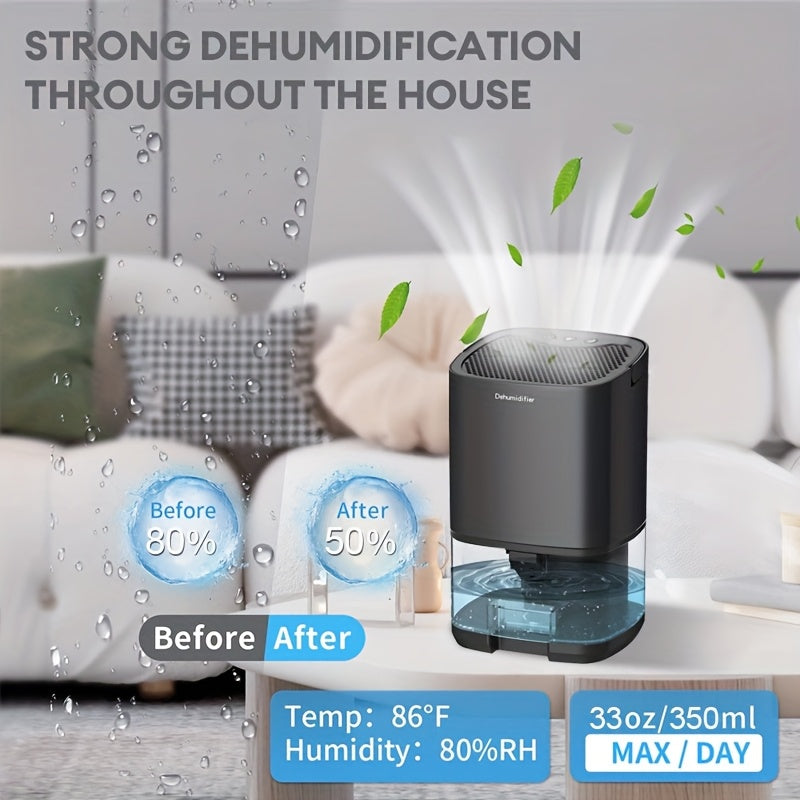 EAFC portativ nam olish qurilmasi, 1000ml tank, 7 rangli LED chiroq, uyda foydalanish uchun ideal. Zamonaviy estetikaga ega ixcham o'lcham.