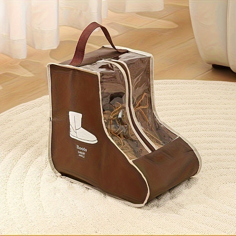Bolsa de almacenamiento impermeable para zapatos con asa, a prueba de polvo y ligera
