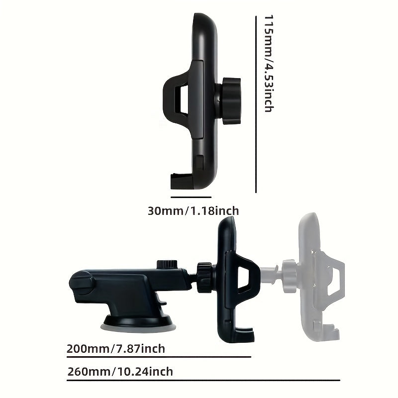 Soporte universal para teléfono de coche con ventosa para tablero y rejilla