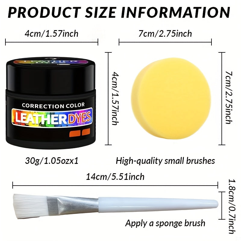 White Leather Shoe Polish Repair Cream for Sneakers Scratch Remover 30g