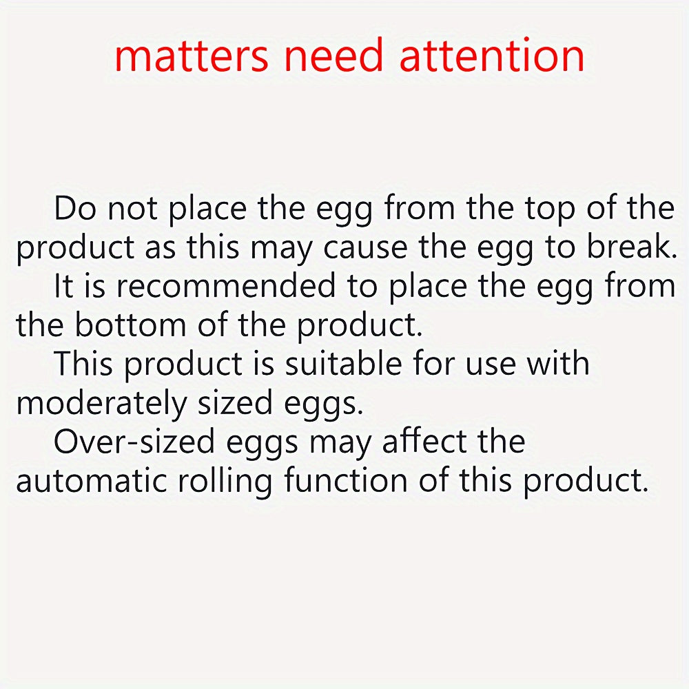 Automatic Egg Dispenser Plastic Tray Space-Saving Refrigerator Storage