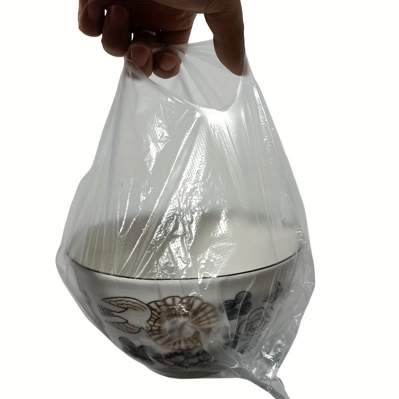 300 Clear Disposable Food Storage Bags Transparent Polycarbonate for Food Contact