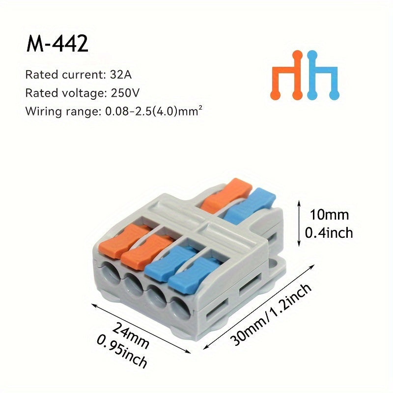 Mini Quick Wire Connectors 5/10 Pcs Universal Electrical Lighting Terminal Blocks