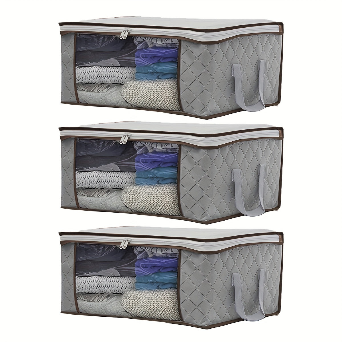 Unwoven Storage Bag for Quilts and Clothing Dust-Proof Collapsible Organizer Gift Box