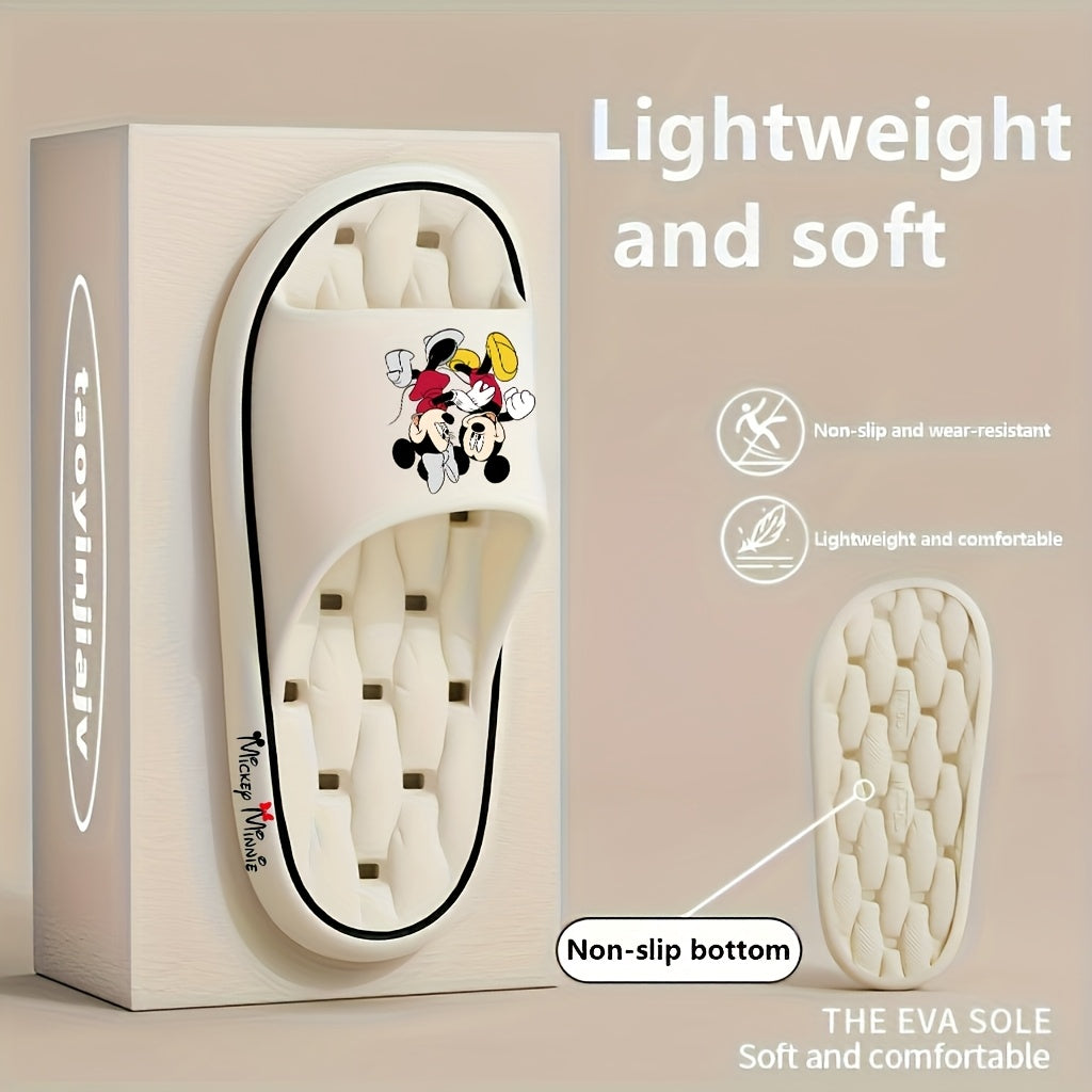 Unisex EVA Slippers Non-Slip Indoor Outdoor House Shoes Black White