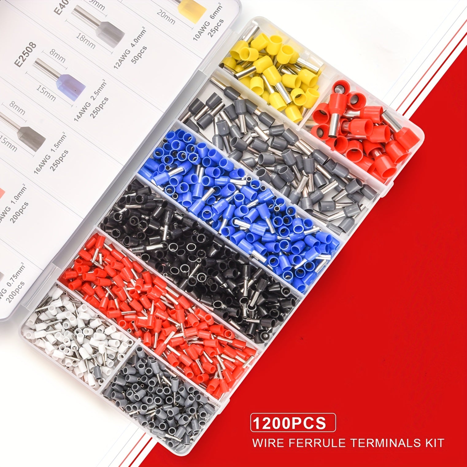 Набор инструментов для обжима наконечников электрика, регулируемый рычажный плоскогубцы, высокоуглеродистая сталь, AWG 23-7