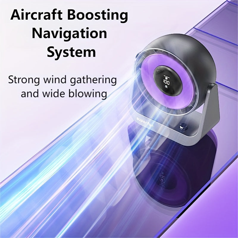 Ventilador digital de escritorio con tema hawaiano, alimentado por USB, de plástico, estilo romántico