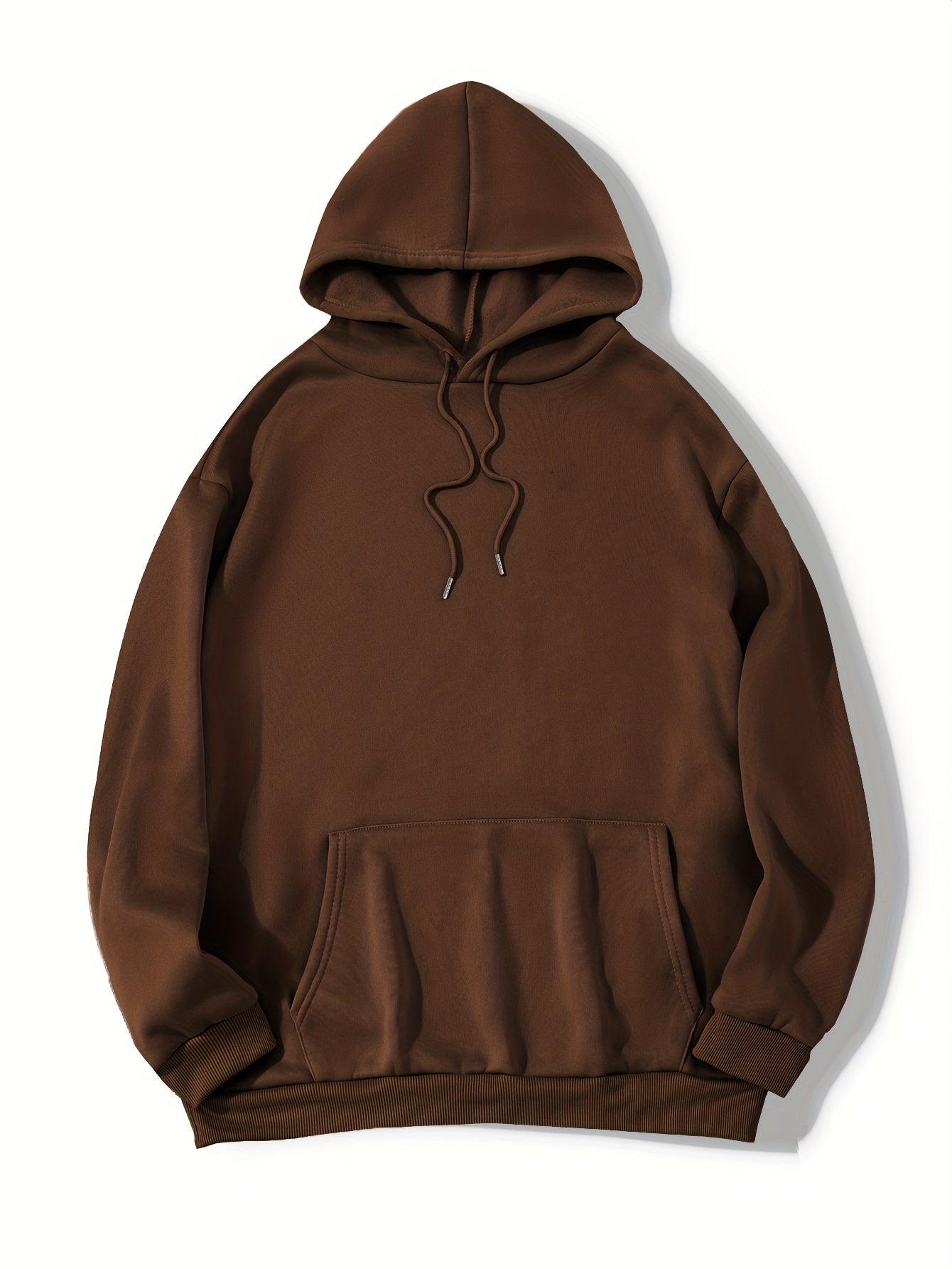 Plus Size Warm Hoodie with Kangaroo Pocket for Women Autumn Winter Casual Sportswear