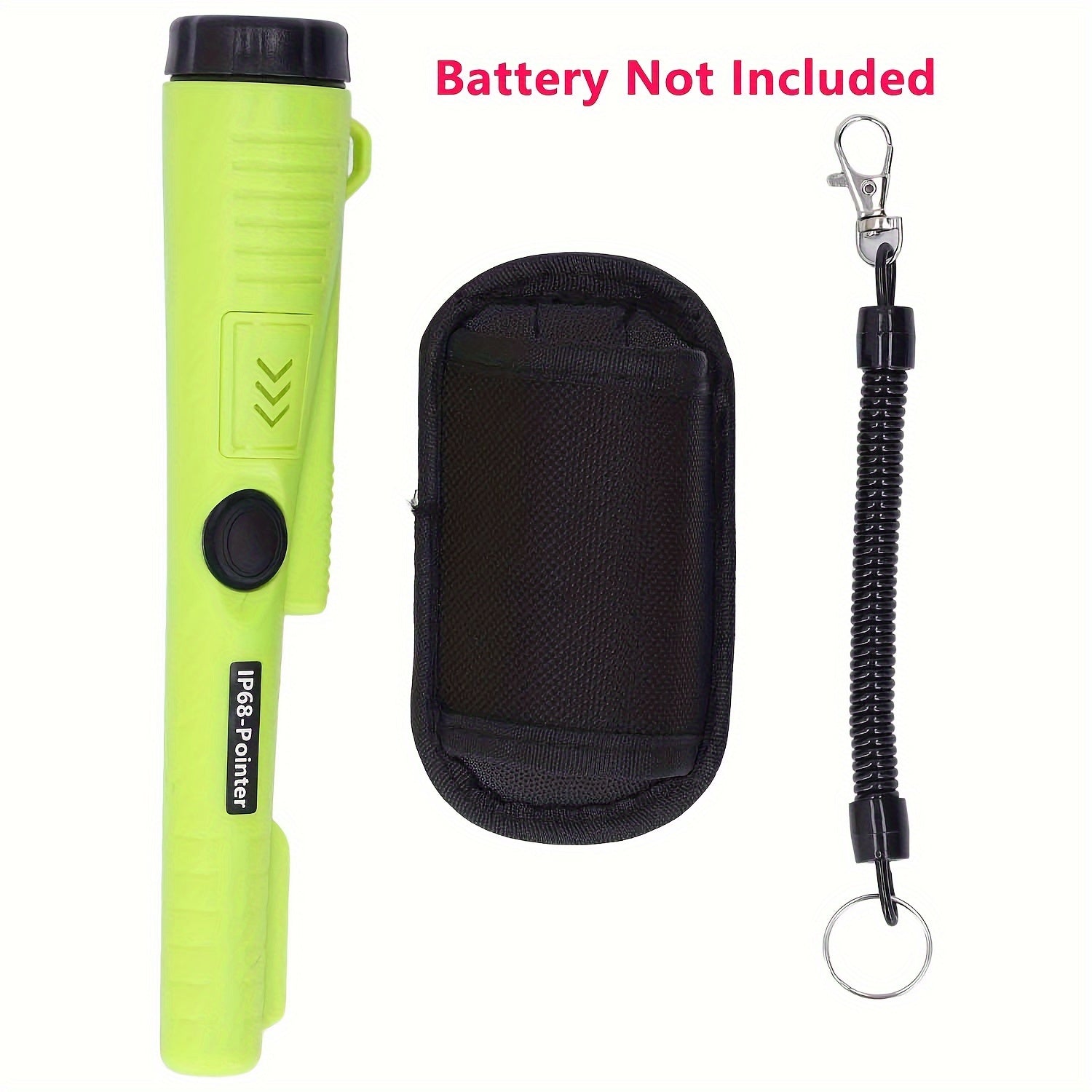 Handheld Metal Detector Pinpointer with 360° High Sensitivity Portable Sand Shovel Battery Powered