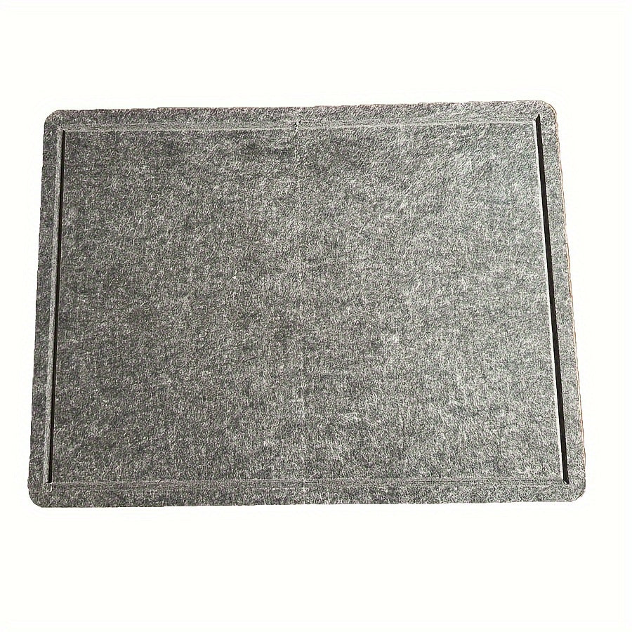 Zamonaviy uslubda to'rtburchakli jumboq mat, paxtadan tayyorlangan, sirpanmaydigan qalin yuzasi, qayta ishlatiladigan bezaklar bilan o'z-o'zidan yopishqoq stol himoyachisi, mato yuzasidagi jumboq saqlash pad, yuvilishi mumkin bo'lgan mat finish - 60x80sm