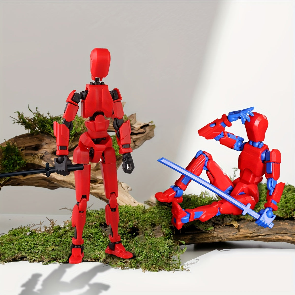 Articulated Robot Action Figure Toy for Creative Play with Colorful Design and Durable ABS Material